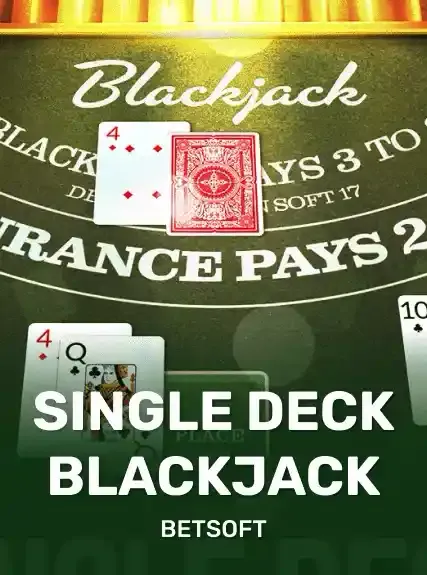 Single deck blackjack